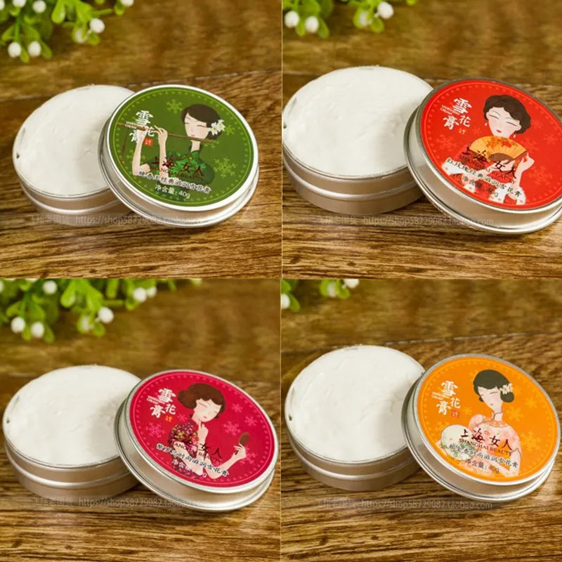 Set de 6 cremas base Old Shanghai para hidratación profunda, iluminador facial, crema de día y de noche, cuidado de la piel suavizante, cosméticos de regalo.