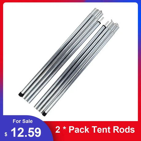 Tent Rods Outdoor Camping Tent Equipment Canopy Tarp Poles Canopy Support Rods Iron Canopy Awning Frame Camping Tent Accessories - Lootquake