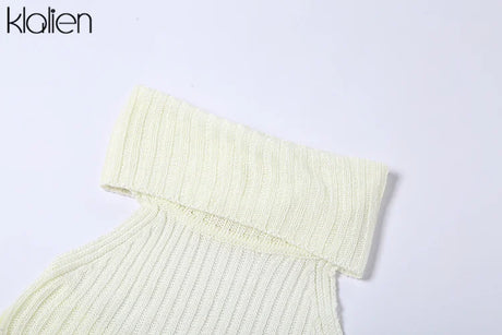 KLALIEN Fashion Y2K Streetwear Wild Slim Knit Tank Top Women Casual Activewear Solid Slim Stretch Female Vest Wild Top 2022 - Lootquake