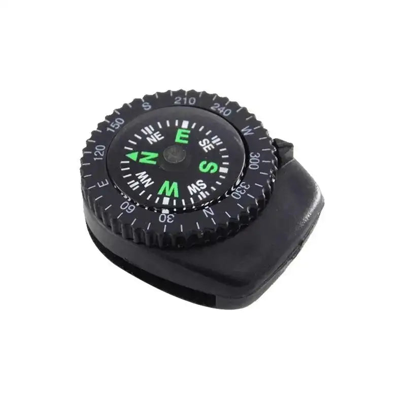 Mini Watch Strap Button Removable Compass Survival Mini Pocket Compass Outdoor Hiking Camping Accessories - Lootquake