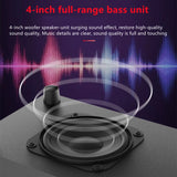 Système audio multimédia Bluetooth 2.1 Home Cinéma Surround Ordinateur Haut-parleur combiné actif en bois Câble AUX USB Post TV PC