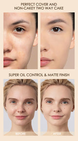 FOCALLURE Wholesale Full Coverage Face Powder Long Lasting Oil control Concealer Foundation For Face Make up Natural Cosmetic