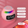 Nuevo mini altavoz Bluetooth inalámbrico con pantalla LED, despertador, tarjeta TF, reproductor de música MP3 para PC y teléfono.