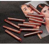 O.TWO.O 12 colores Lápiz labial mate aterciopelado de alta calidad Maquillaje de labios de larga duración Resistente al agua Fácil de usar Brillo labial líquido mate