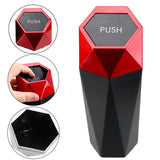 Mini cubo de basura YOSOLO, cubo de basura portátil para coche, hogar, dormitorio, oficina, con tapa, accesorios interiores