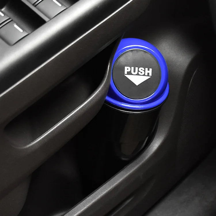 Car Trash Can Organizer Garbage Holder Automobiles Storage Bag Accessories Auto Door Seat Back Visor Trash Bin Paper Dustbin