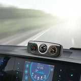 New Multi-functional Compass Dash Mount Navigation Direction Digital Auto Car Compass Thermometer Hygrometer for Boat Truck Auto - Lootquake