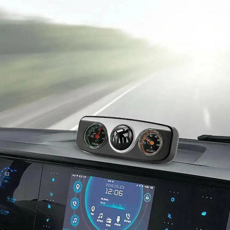 New Multi-functional Compass Dash Mount Navigation Direction Digital Auto Car Compass Thermometer Hygrometer for Boat Truck Auto - Lootquake