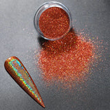 HOT Sale iridescent Powder on Nails iridescent Silver Glitter Chrome Nail Art Pigment Dust Shiny Gel Polish Flakes for Manicures