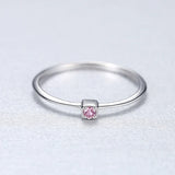 PAG&MAG Real 925 Sterling Silver Ring Gree Red Topaz Rings For Women Gemstone Engagement Rings Silver 925 Jewelry Anillos Mujer - Lootquake