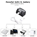 Powerfull LED Headlamp Rechargeable Body Motion Sensor Headlight Camping Flashlight Head Light Torch Lamp With USB - Lootquake