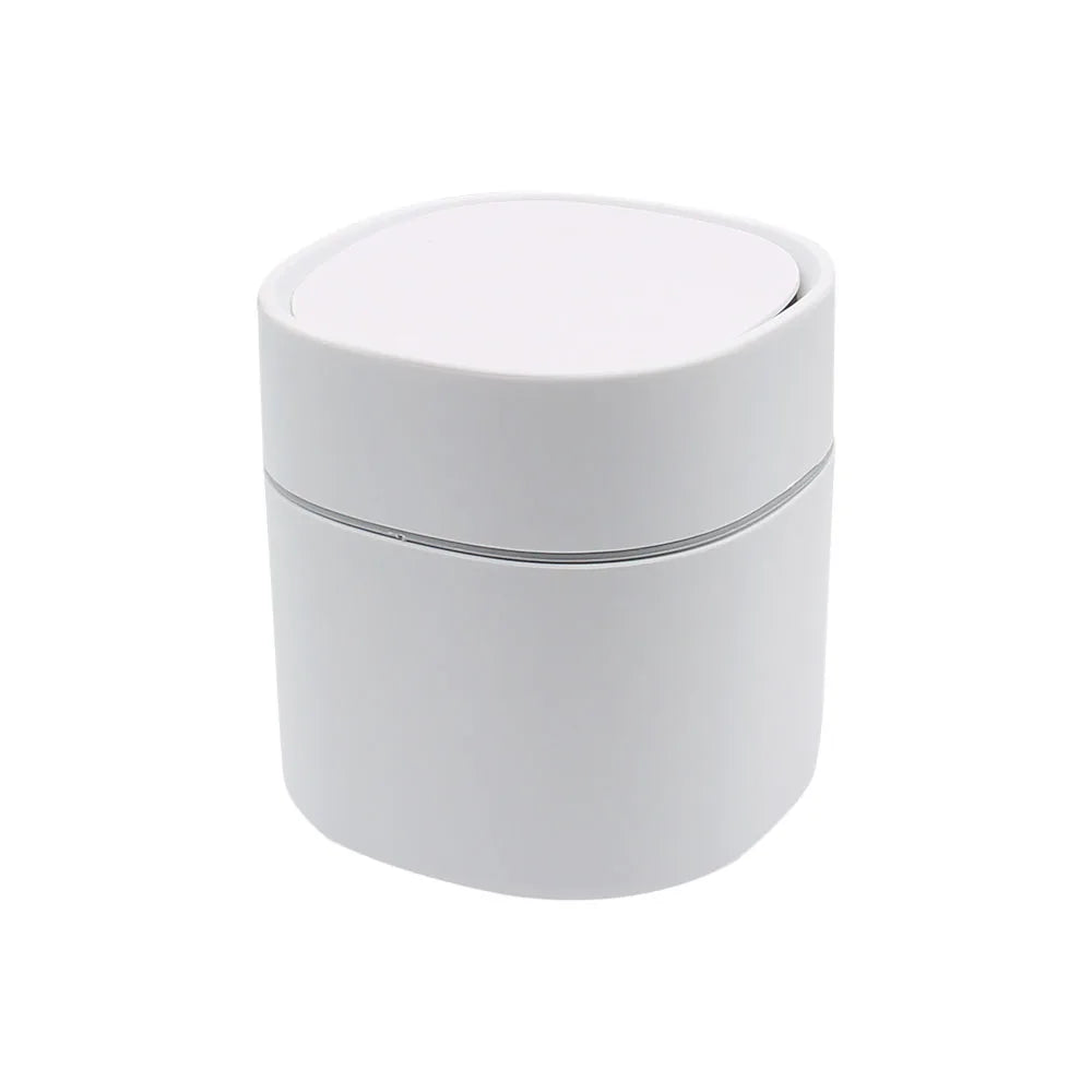 Cute Mini Small Waste Bins Desktop Garbage Basket Home Table Plastic Trash Can Office Supplies Dustbins Sundries Barrel Box