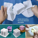 Juego de 6 moldes de silicona para hacer velas, accesorios de bricolaje, moldes de resina para velas aromáticas, decoración del hogar