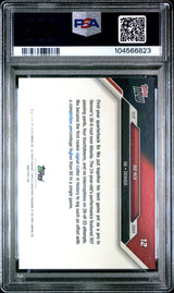 Tarjeta de fútbol RC Bo Nix #12 Rookie de Topps Now, calificada en 2024, PSA 10 Gem Mint