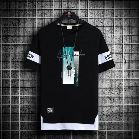 2024 Men's Korean Fashion Summer Short Sleeve T-Shirts - Lootquake