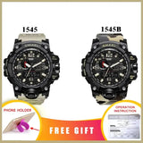 Relojes deportivos para hombre de la marca SMAEL con doble pantalla