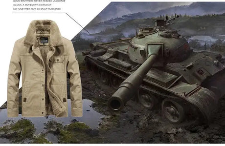 Windbreaker Winter Jacket Men Thick Wool Liner Warm Jackets Male Outdoor Military Mens Coats Chaqueta Hombre Plus Size M-6XL - Lootquake