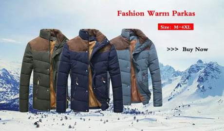 Winter Men Long Snow Hooded Parkas Man Mountain Ski Thermal Coats Men -30 Degree Thicken Windbreaker Down Padded Jacket Clothing - Lootquake
