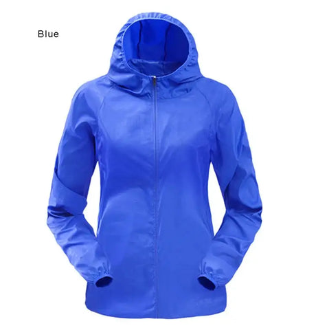TRVLWEGO Outdoor Running Camping Hiking Bike Sport Jacket UV Proof Ultralight Waterproof Windbreaker Light Rain Proof Coat - Lootquake