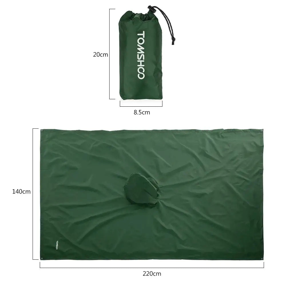 Impermeable ligero y multifuncional con capucha para senderismo, ciclismo, poncho impermeable para hombre y mujer, para exteriores, camping, tienda de campaña