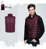 NewBang Men Sleeveless Warm Vest Ultra Light Down Vest Man Winter Solid Sleeveless Jacket Men's Lightweight Waterproof Vests - Lootquake