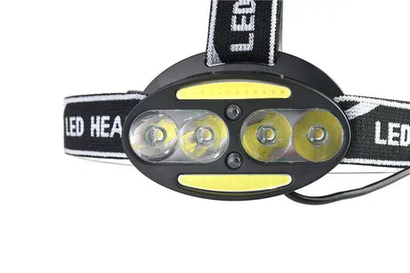 Head Lamp Headlamp Headlight Flashlight Torch Lanterna 4 Xm-l Sensor Led Bulbs Litwod Camping / Cycling Hunting Hiking Lithium - Lootquake