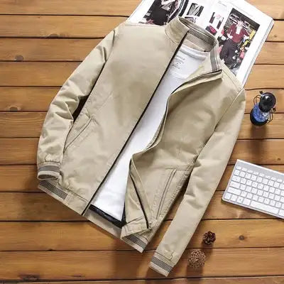 DIMUSI Spring Autumn Men's Bomber Jackets Casual Male Outwear Windbreaker Jacket Mens Zipper Baseball Uniform Coats Clothing - Lootquake