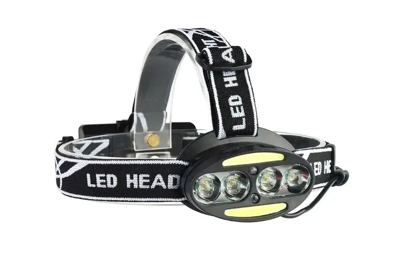 Head Lamp Headlamp Headlight Flashlight Torch Lanterna 4 Xm-l Sensor Led Bulbs Litwod Camping / Cycling Hunting Hiking Lithium - Lootquake
