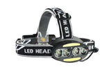 Head Lamp Headlamp Headlight Flashlight Torch Lanterna 4 Xm-l Sensor Led Bulbs Litwod Camping / Cycling Hunting Hiking Lithium - Lootquake
