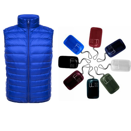 NewBang Men Sleeveless Warm Vest Ultra Light Down Vest Man Winter Solid Sleeveless Jacket Men's Lightweight Waterproof Vests - Lootquake