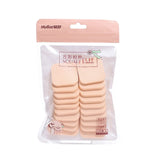20pcs/pack  Wet And Dry Use Makeup Sponge Powder Puff Foundation Cosmetic Facial Sponges Soft Powder Puff For BB Cream Blush