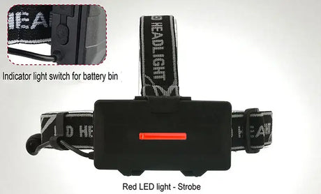 Head Lamp Headlamp Headlight Flashlight Torch Lanterna 4 Xm-l Sensor Led Bulbs Litwod Camping / Cycling Hunting Hiking Lithium - Lootquake