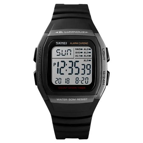 SKMEI Fashion Men Watches Waterproof Sports Digital LED Alarm Chrono Electronic Clock Man Student Wristwatch Relogio Masculino - Lootquake