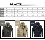 Windbreaker Winter Jacket Men Thick Wool Liner Warm Jackets Male Outdoor Military Mens Coats Chaqueta Hombre Plus Size M-6XL - Lootquake