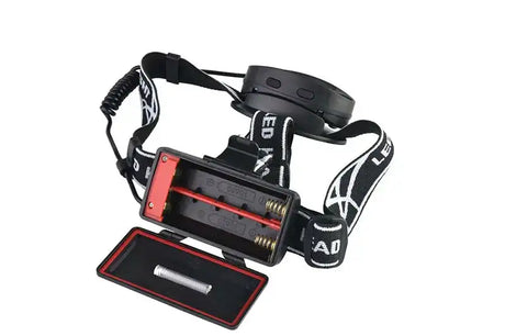 Head Lamp Headlamp Headlight Flashlight Torch Lanterna 4 Xm-l Sensor Led Bulbs Litwod Camping / Cycling Hunting Hiking Lithium - Lootquake