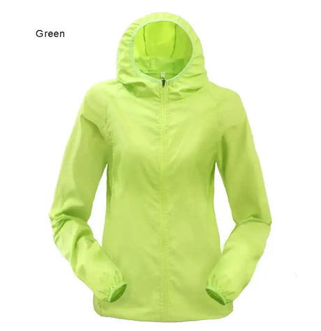 TRVLWEGO Outdoor Running Camping Hiking Bike Sport Jacket UV Proof Ultralight Waterproof Windbreaker Light Rain Proof Coat - Lootquake