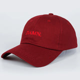 Unisex Spring summer DAMN Hats Embroidered Earth Dad Hat Hip Hop cap Kendrick lamar Rapper Snapback hats Baseball Cap wholesale - Lootquake