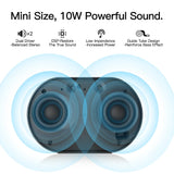 Altavoz portátil inteligente Bluetooth inalámbrico 10W Mini altavoz compacto potente 2200mAh Compatible con Alexa Spotify Tunein Transmisión de música