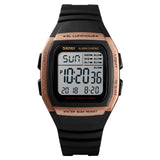 SKMEI Fashion Men Watches Waterproof Sports Digital LED Alarm Chrono Electronic Clock Man Student Wristwatch Relogio Masculino - Lootquake