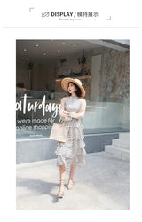 Transparent Long-Sleeved Chiffon Dress for Ladies, Polka Dot, Elegant Temperament, Fashion, New - Lootquake
