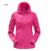 TRVLWEGO Outdoor Running Camping Hiking Bike Sport Jacket UV Proof Ultralight Waterproof Windbreaker Light Rain Proof Coat - Lootquake