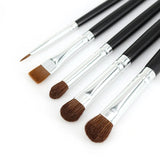 Juego de brochas profesionales para maquillaje de ojos, con cerdas naturales, para sombras de ojos, delineadores, crema para cejas, difuminado, contorno, sombreado y difuminado.