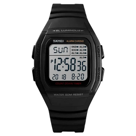 SKMEI Fashion Men Watches Waterproof Sports Digital LED Alarm Chrono Electronic Clock Man Student Wristwatch Relogio Masculino - Lootquake