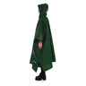 Impermeable ligero y multifuncional con capucha para senderismo, ciclismo, poncho impermeable para hombre y mujer, para exteriores, camping, tienda de campaña