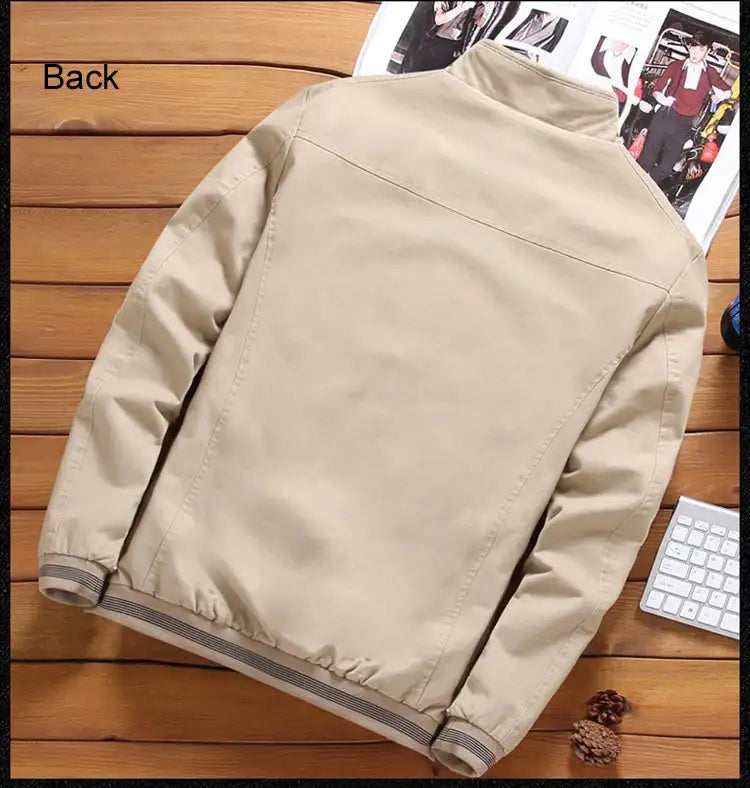 DIMUSI Spring Autumn Men's Bomber Jackets Casual Male Outwear Windbreaker Jacket Mens Zipper Baseball Uniform Coats Clothing - Lootquake