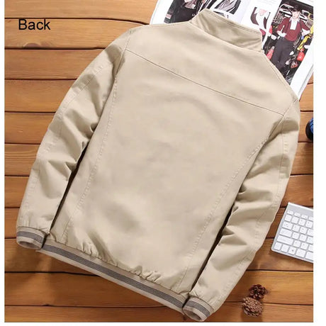DIMUSI Spring Autumn Men's Bomber Jackets Casual Male Outwear Windbreaker Jacket Mens Zipper Baseball Uniform Coats Clothing - Lootquake