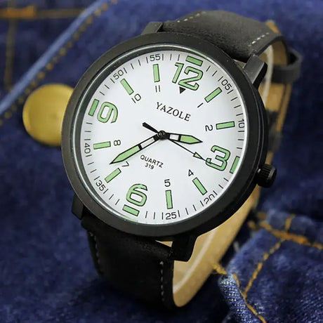 Watch Men YAZOLE Brand Luxury Fashion Sports Watches Luminous Male Clock Quartz Watch Hour Montre Drop Ships relogio masculino - Lootquake