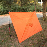 Multifunctional Lightweight Raincoat with Hood Hiking Cycling Rain Cover Poncho Rain Coat Men Women Outdoor Camping Tent Mat - Lootquake