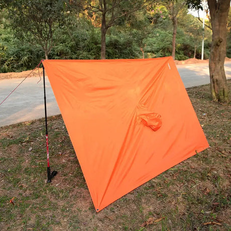 Multifunctional Lightweight Raincoat with Hood Hiking Cycling Rain Cover Poncho Rain Coat Men Women Outdoor Camping Tent Mat - Lootquake