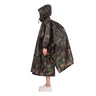 Impermeable ligero y multifuncional con capucha para senderismo, ciclismo, poncho impermeable para hombre y mujer, para exteriores, camping, tienda de campaña
